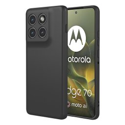Силиконов гръб за Motorola Edge 70 5G - черен