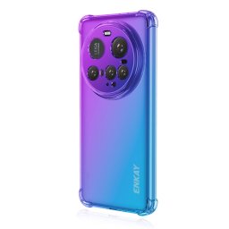 Силиконов гръб марка ENKAY за Xiaomi 15 Ultra - розово-син