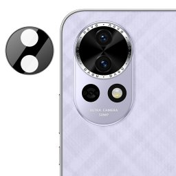 Удароустойчив стъклен протектор за камера марка IMAK за Huawei Nova 13 - с черна рамка