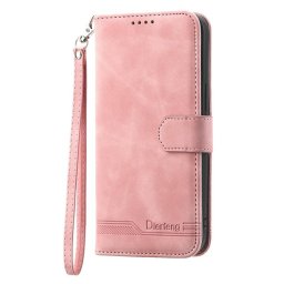 Калъф тип портмоне марка DIERFENG за Honor Magic8 Lite - розов