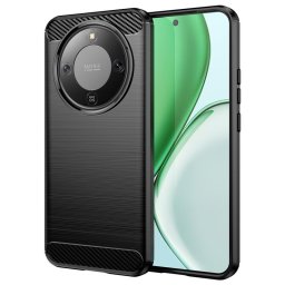 Силиконов гръб Rugged Armor за Honor Magic8 Lite - черен