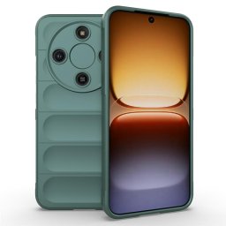 Подсилен силиконов гръб на ленти за Honor Magic8 Lite - зелен