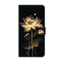 Кожен калъф тип портмоне за Xiaomi Redmi Note 15 Pro 5G - цвете