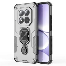 Хибриден гръб със стойка за Xiaomi Redmi Note 15 Pro 5G - сив