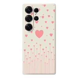 Силиконов гръб за Samsung Galaxy S26 Ultra - сърца