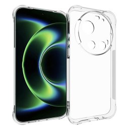 Силиконов гръб с подсилени ръбове за Xiaomi 17 Ultra - прозрачен