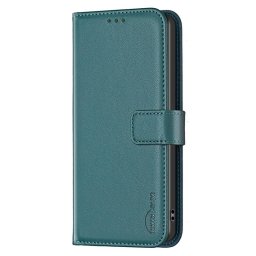 Кожен калъф тип портмоне марка BINFEN COLOR за Xiaomi Redmi A5 - тюркоазен