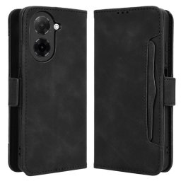 Кожен калъф тип портмоне с магнитна закопчалка за Xiaomi Redmi A5 - черен