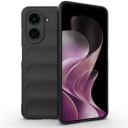 Подсилен силиконов гръб на ленти за Xiaomi Redmi A5 - черен