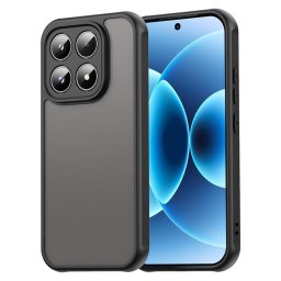 Полупрозрачен силиконов гръб за Xiaomi 17 - черна рамка