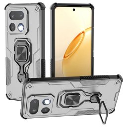 Хибриден гръб със стойка за Realme 16 Pro+ - сив
