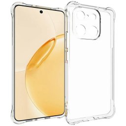 Силиконов гръб с подсилени ръбове за Realme 16 Pro+ - прозрачен