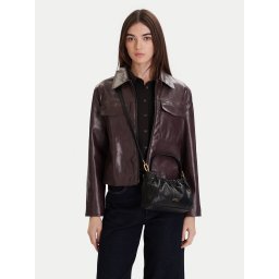 Дамска чанта Tommy Hilfiger Soft Leather Mini Crossover AW0AW18306 Черен