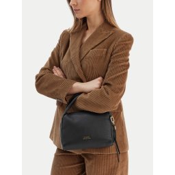 Дамска чанта Tommy Hilfiger City Leather Mini Bag AW0AW18150 Черен
