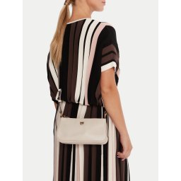 Дамска чанта PINKO Half Moon Baguette Mini AI 25-26 PLTT 105069 A0QO Екрю