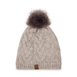 Шапка Buff Knitted & Fleece Hat 123515.014.10.00 Бежов