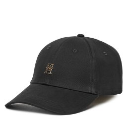 Шапка с козирка Tommy Hilfiger Elevated Chic AW0AW17631 Черен