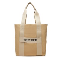 Сак Tommy Jeans Retro Cool Tote AM0AM13278 Бежов