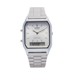 Часовник Casio Vintage Maxi AQ-230A-7AMQYES Сребрист