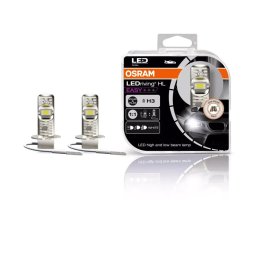 Автомобилна крушка Osram 64151DWESY, 8W, 900 lm, H3, PK22s, LED, 2 броя в опаковка