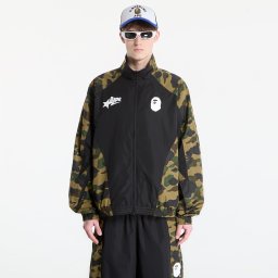 Яке A BATHING APE 1St Camo Stand Collar Track Jacket UNISEX Green XL