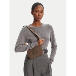 Tory Burch Дамска чанта Mini Miller Crossbody 171955 Кафяв