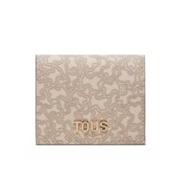 TOUS Портфейл Kaos Mini Lines 2002183601 Бежов
