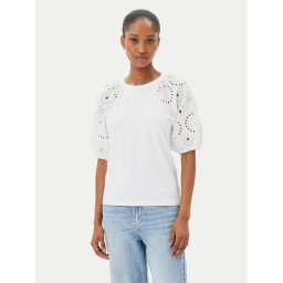 French Connection Блуза 76YAS 10 Бял Regular Fit