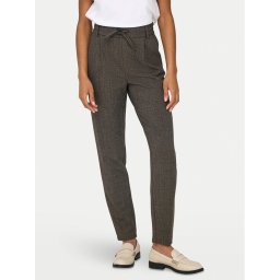ONLY Текстилни панталони Poptrash 15330800 Сив Regular Fit