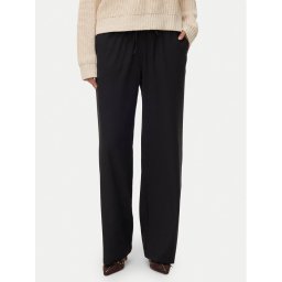 Vero Moda Текстилни панталони Milly 10331924 Черен Wide Leg