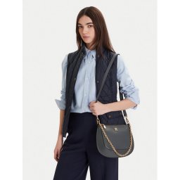 Tommy Hilfiger Дамска чанта Th Glam Conv Med Crossover AW0AW18143 Сив