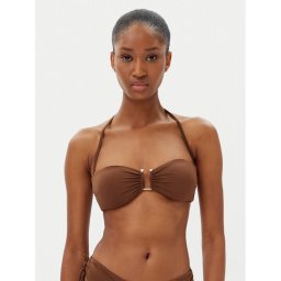 Max Mara Beachwear Горнище на бански Amelia 2516821199 Кафяв