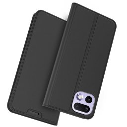 Тънък калъф страничен flip за Realme 16 Pro+ – черен