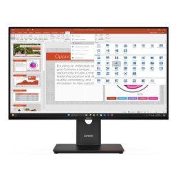 Монитор Lenovo ThinkVision T27-40 27" IPS, WLED, 1920x1080, 4ms, 48Hz - 120Hz, 300 cd/m2, 1500:1, HDMI, DP, VGA, USB hub, Tilt, Swivel, Pivot, Height Adjust Stand