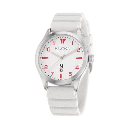 Часовник Nautica NAPHBS403 Бял