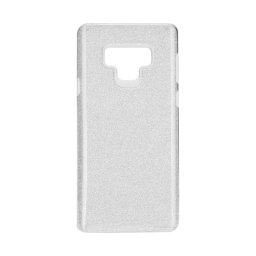 Силиконов калъф кейс за Samsung N960 Note 9 Shining с брокат сив