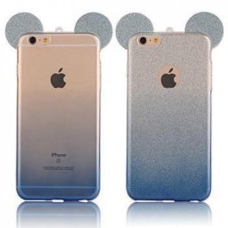 Силиконов калъф за Iphone 7 / 8 / SE 2020 сини уши