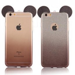 Силиконов калъф за Iphone 7 / 8 / SE 2020 черни уши