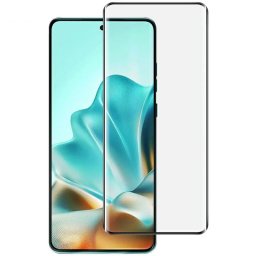 Извит удароустойчив стъклен протектор покриващ целия екран марка ENKAY за Motorola Edge 60 5G/60 Fusion 5G - с черна рамка
