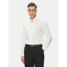 Calvin Klein Риза Essential LV019EU030 Бял Slim Fit