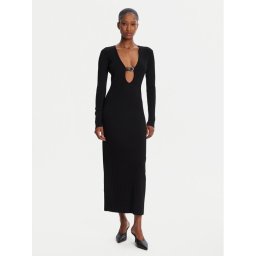 STAUD Коктейлна рокля Murphy R25R2135VN Черен Slim Fit