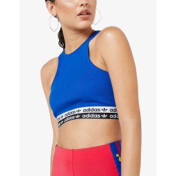 ADIDAS Cropped Bra Top Royal