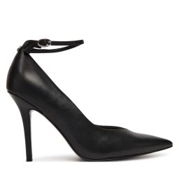 Обувки на ток Guess FLFNPR LEA08 Черен
