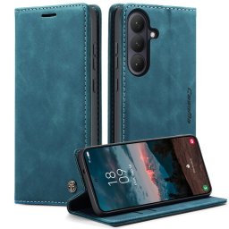Калъф страничен flip марка CASEME за Samsung Galaxy S26+ – тюркоазен