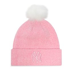 Шапка New Era New York Yankees Chenille Beanie 60284837 Розов