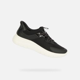 Дамски черни маратонки Geox Plummery