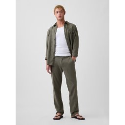 Мъжки ленени панталони GAP
