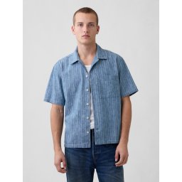 Дънкова риза GAP Dobby Resort