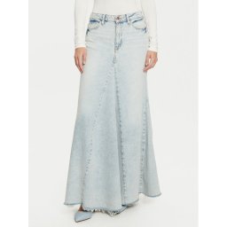 Guess Дънкова пола W5RD95 D5LQ1 Светлосиньо Regular Fit
