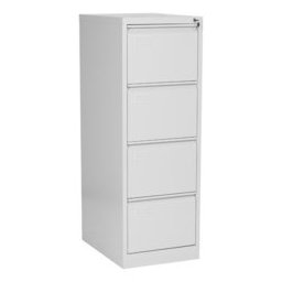 Шкаф Carmen CR-1232 J, 4 бр. чекмеджета, метален, сив